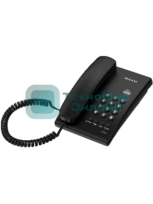 Проводной телефон MAXVI CS-02 черный