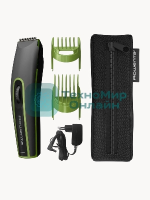 Машинка для стрижки Rowenta TN1409F0 черный/зеленый