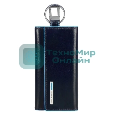 Ключница Piquadro Blue Square PC1397B2/BLU2 синий натур.кожа