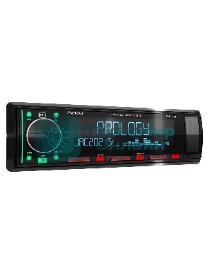 Автомагнитола Prology CMD-330, 1 DIN, Bluetooth, USB Type-A, AUX, пульт ДУ