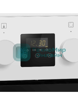 Плита электрическая Maunfeld MEC55CW08D белый, конфорок 4 шт, духовка 60 л, 50 см x 85 см x 60 см