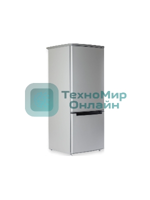 Холодильник Бирюса M551 металлик двухкамерный 180/60л морозилка снизу, автоматическое оттаивание