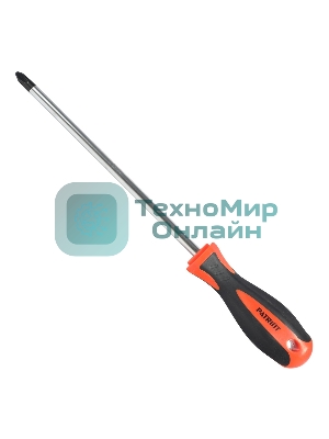 Отвертка Patriot PH3x200, CR-V, магнитная, двухкомпонентная рукоятка