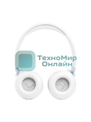 Беспроводные/проводные наушники JBL Tune 680NC белый, накладные, Bluetooth + проводной, адаптивное шумоподавление