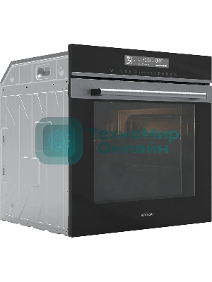 Духовой шкаф электрический Hyundai HEO 6773 IX черный/нержавеющая сталь