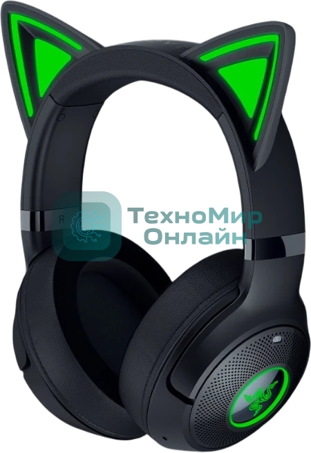 Гарнитура Razer Kraken Kitty V2 BT чёрный, беспроводная, Bluetooth, подсветка Razer Chroma RGB
