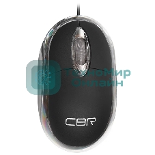 Мышь проводная CBR CM 122 черный, 1000 dpi, USB, кнопки - 3