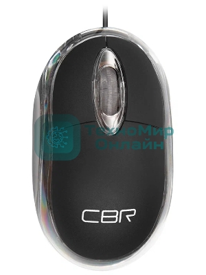 Мышь проводная CBR CM 122 черный, 1000 dpi, USB, кнопки - 3