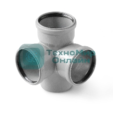 Крестовина 2-х плоскостная (Полипропилен) 110x110x110/87,5