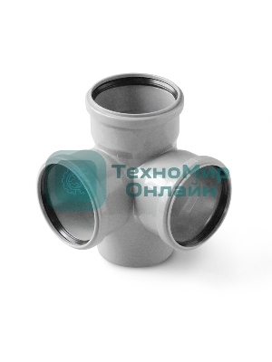 Крестовина 2-х плоскостная (Полипропилен) 110x110x110/87,5