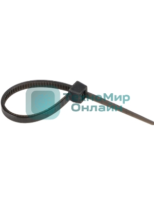 Хомут кабельный 2.5х150 нейл. черный (уп. 100 шт) EKF plc-cb-2.5x150