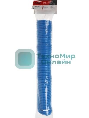 Шланг FUBAG 170302 спиральный с фитингами рапид полиуретан 15 бар 6x10мм 15м