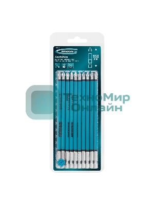 Бита Gross PH2х150мм, сталь S2, кругл., 10шт.