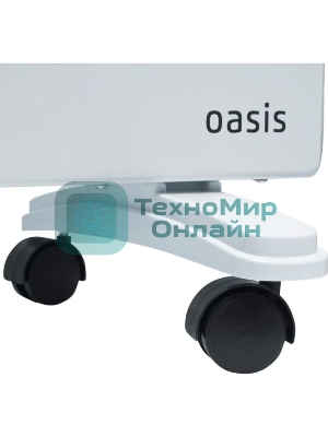 Конвектор электрический Oasis VK-5 белый, 500 Вт, 10 м2, термостат