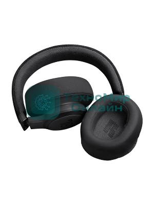 Беспроводные/проводные наушники JBL Live 770NC черный, полноразмерные, Bluetooth 5.3 + проводной, адаптивное шумоподавление , до 65 ч