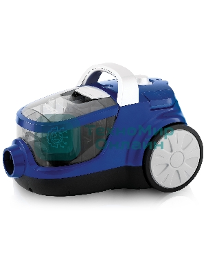 Пылесос BBK BV1509 имперский синий, 300/1600 Вт, уборка сухая, пылесборник контейнер 2 л