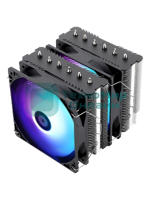 Устройство охлаждения(кулер) Thermalright Peerless Assassin 120 SE ARGB Soc-AM5/AM4/1200/1700/1851 черный 4-pin 25.6dB Al+Cu 730gr Ret (PA120-SE-ARGB)