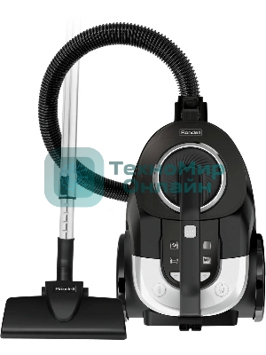 Пылесос Rondell RDE-2060 черный/серый, 500/2400 Вт, уборка сухой, пылесборник контейнер 2.5 л