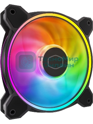 Вентилятор для корпуса 1 Ватт MasterFan MF120 Halo2