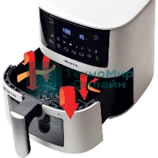 Аэрогриль Ariete Glass DGT 4633 белый, 1400 Вт, 4 л, сенсор, 9 программ