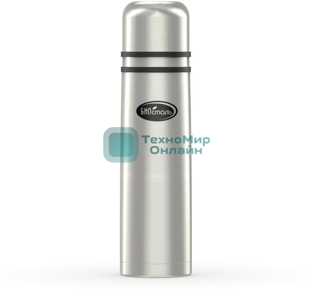 Термос с узкой горловиной Biostal NB-1000 K2, 2 чашки, 1.0 л. (в уп. 12 шт)