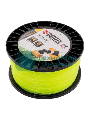 Леска для триммера Denzel круглая, 1,6мм х 408м, на DIN катушке FLEX CORD