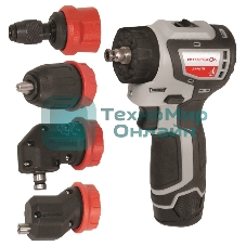 Дрель-шуруповерт ИНТЕРСКОЛ ДА-10/12В 36, 12 В, 2 Ач, 36 Нм, бесщеточный