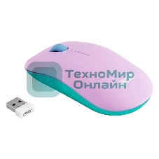 Мышь беспроводная Acer OMR200 фиолетовый, 1200 dpi, радиоканал, USB, кнопки - 3