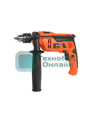 Дрель электрическая ударная PATRIOT FD600h 120301440 Эл. дрель, с ударом, мощность 600Вт, макс.диаметр 13мм, глубиномер + дополнительная ручка