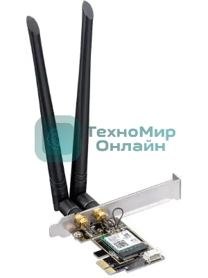 Сетевой адаптер Wi-Fi + Bluetooth Cudy WE3000 AX3000 PCI Express (ант.внеш.съем) 2ант.
