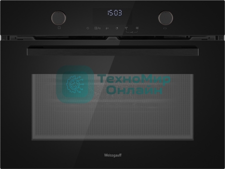 Духовой шкаф Электрический Weissgauff OE 4551 DB Black Edition черный