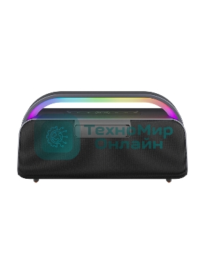 Колонка портативная Ural Молния Кварк черный/серый 240W 1.1 BT/3.5Jack/USB-C 10м 8000mAh (без.бат)