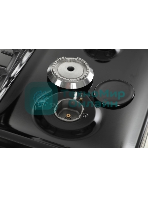 Плита газовая Gefest ПГ 6300-03 0053 мрамор черный, конфорок 4 шт, духовка 52 л, 60 см x 85 см x 60 см