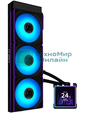 Система водяного охлаждения Lian-Li HydroShift II LCD-S 360CL ARGB Soc-AM5/AM4/1700/1851 черный 4-pin 30dB Al+Cu LCD Ret (G89.GHS2LCDS36CB.R0)