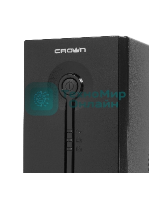 Источник бесперебойного питания Crown CMU-SP650COMBO/650 ВА/390 Вт/2 х CEE 7 (евророзетка), 3 x IEC 320 C13 (компьютерная)