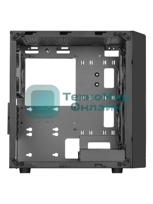Компьютерный корпус Silverstone SST-PS15B-PRO Precision Mini Tower Micro ATX Computer Case, tempered glass, 2x 120мм ARGb, 1x ARGb Controller, black