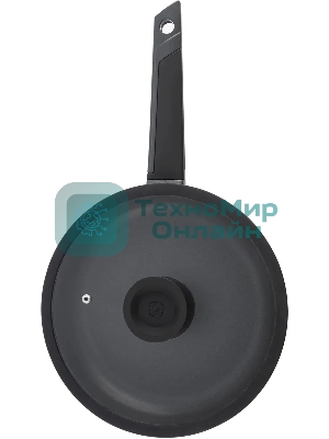 Сковорода Rondell Kontur RDA-1488, 28 см, с крышкой, серый