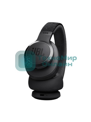 Беспроводные/проводные наушники JBL Live 770NC черный, полноразмерные, Bluetooth 5.3 + проводной, адаптивное шумоподавление , до 65 ч