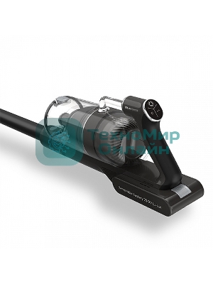 Пылесос вертикальный BQ VCA0104H серый, питание от аккумулятора, 130 Вт, уборка сухая, пылесборник 0.5 л, работа от АКБ max 45 мин.