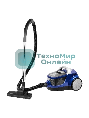 Пылесос BBK BV1509 имперский синий, 300/1600 Вт, уборка сухая, пылесборник контейнер 2 л
