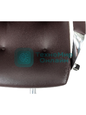 Кресло Бюрократ DAO/BROWN коричневый, кожа