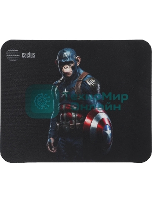 Коврик для мыши Cactus Captain America 250x200x3мм (CS-MP-D08S)