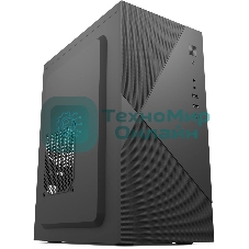 Компьютерный корпус с блоком питания 450Вт. Case Forza mATX, 450W, 2xUSB 2.0, Black, w/o FAN, 8 см fan PSU, power cord