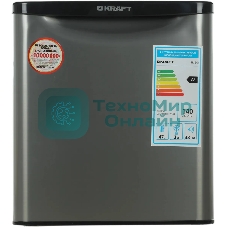 Холодильник Kraft BR-50 I серебристый однокамерный 44/3л морозилка сверху