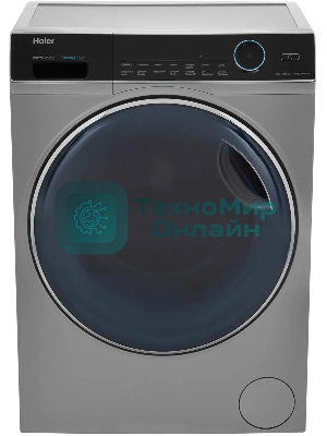 Стиральная машина Haier HWD80-BP14979S серебристый, загрузка фронтальная 8 кг, 5 кг - сушка, 1400 об/мин, класс: B