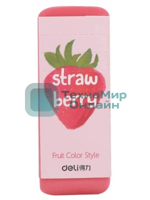 Ластик Deli 71050 108х40х12мм, ассорти, индивидуальная картонная упаковка