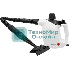 Пароочиститель ARESA AR-4901 белый, ручной, 1050 Вт, 35 г/мин, 450 мл