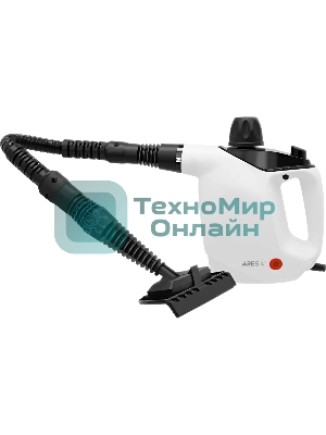 Пароочиститель ARESA AR-4901 белый, ручной, 1050 Вт, 35 г/мин, 450 мл