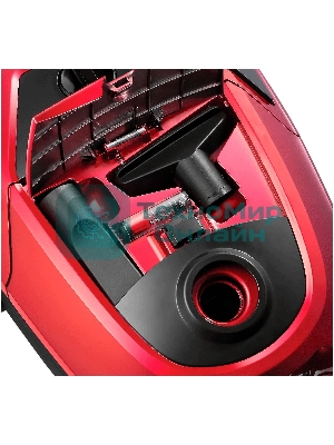 Пылесос Beko BKS 1226 красный/черный, 345/2600 Вт, уборка сухая, пылесборник мешок 3 л