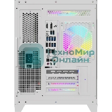 Компьютерный корпус AeroCool / Formula Crystal Z6M Floe белый без БП mATX 4x120мм 2xUSB 3.0 audio bott PSU